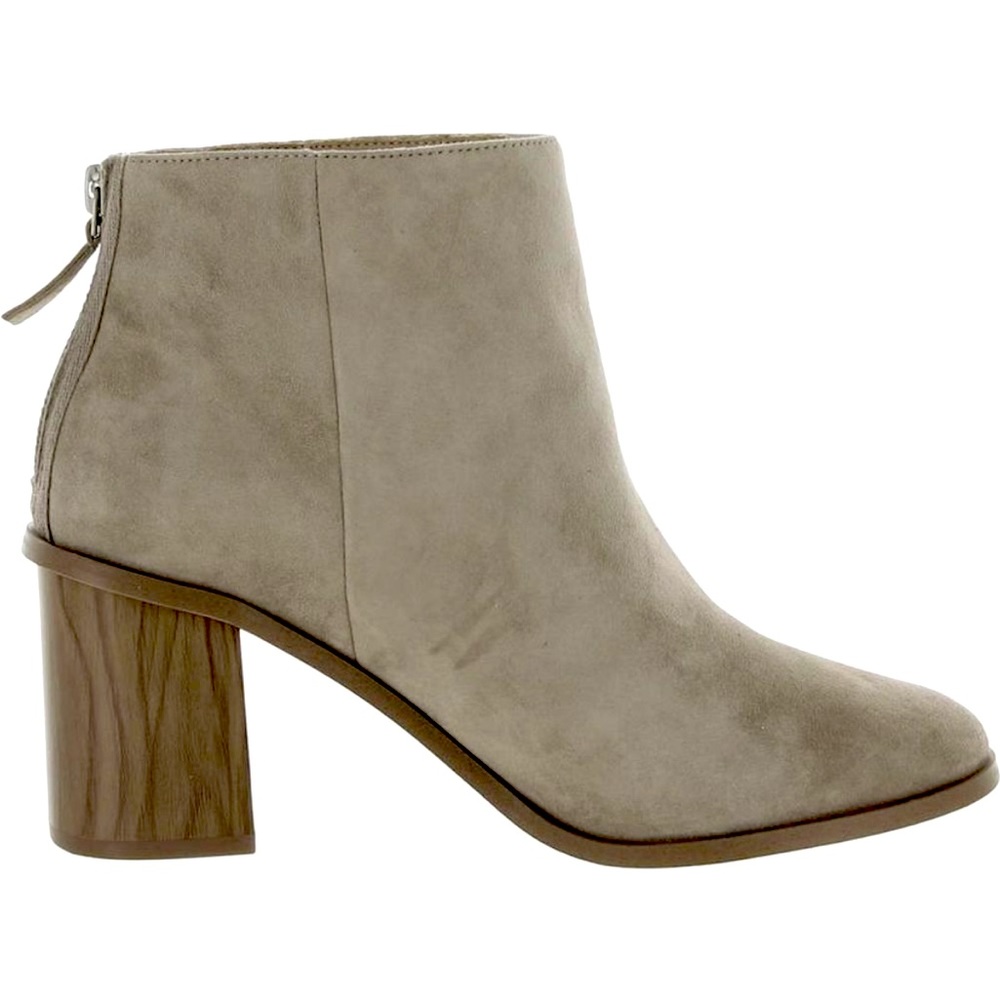 NWOT Splendid Magnolia Leather Zipper Bootie Ankle Boots Gray - Picture 7 of 8